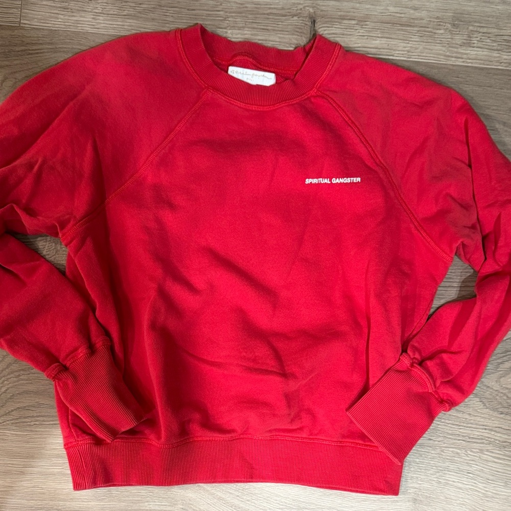 Spiritual Gangster Red Pullover Sweatshirt